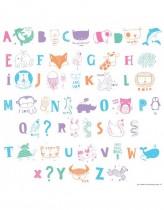 Set de Letras ABC Pastel